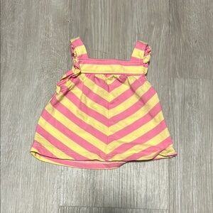 4 for $20 Pink and Yellow Striped Dress